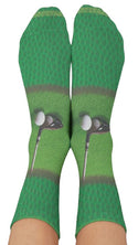 Golf Club Crew Socks, Green