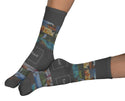 Kauai Island Crew Socks, Black