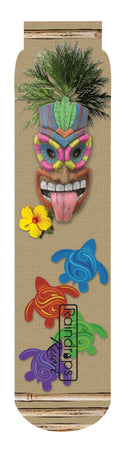 Tiki Socks Crew Socks, Tan, Multi