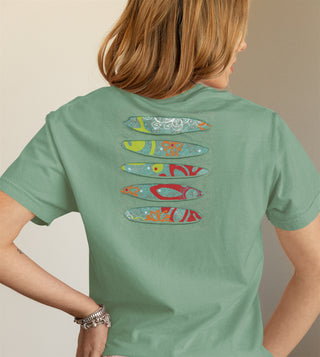 Ripped Rags Abstract Bohemian Women's Ripped T-shirt