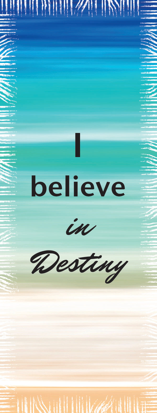 Ripped Rags Beach "I Believe in Destiny" Women's V-neck T-shirt