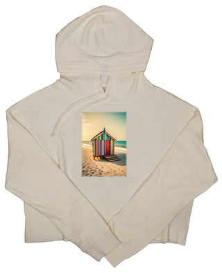 Buy womens-bone-cropped-hoodie Beach Convenience Women&#39;s Cropped Hoodie