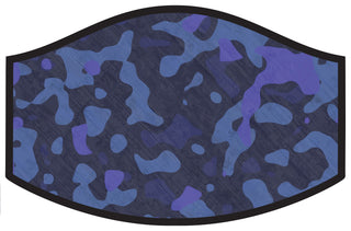 Kids Blue Camo Cool Shield Face Mask