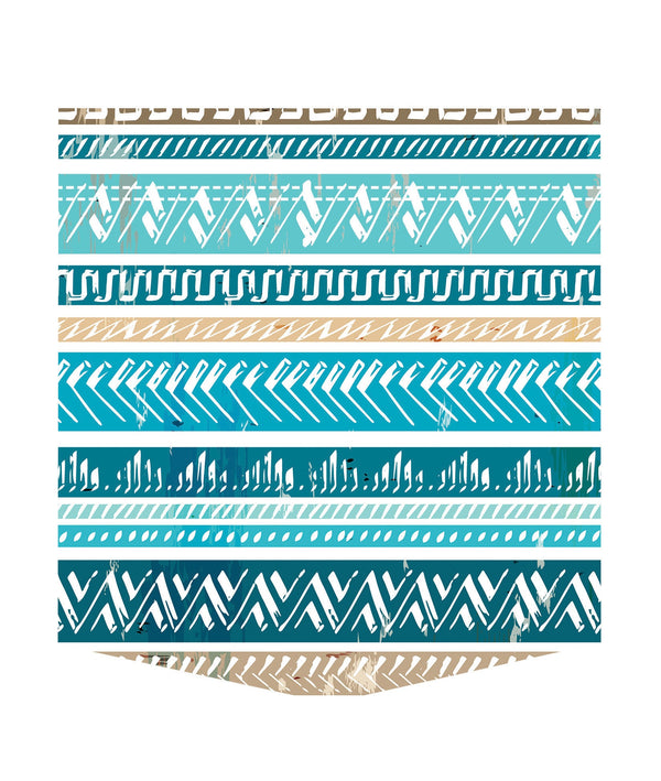 Cool Tribal Print Pocket T-shirt