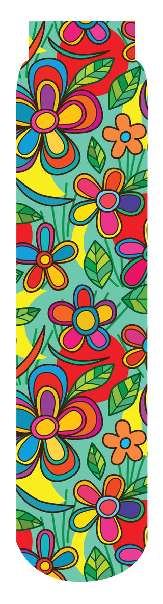 Crazy Daisies Crew Socks, Multi