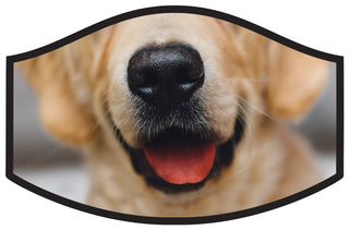 Kids Dog Smile Cool Shield Face Mask