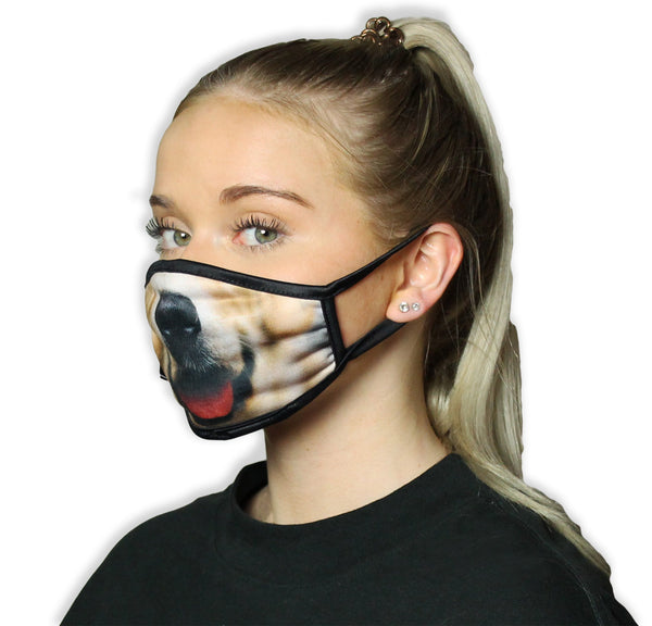 Dog Smile Cool Shield Face Mask