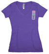 Women's Purple V-neck