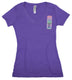 Women's Purple V-neck