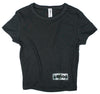 Women's Black Crop Top