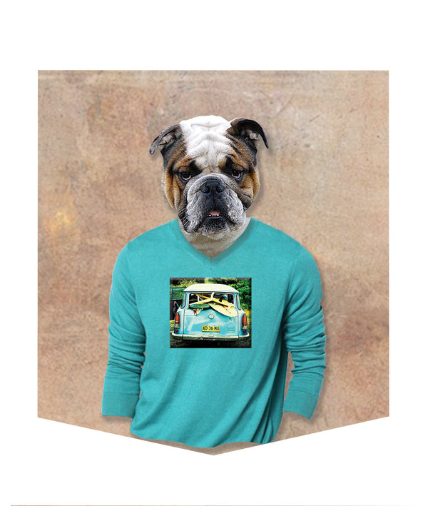 Duke Surfing Dog Pocket T-shirt