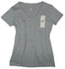 Women's Athletic Grey V-neck