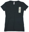 Women's Black V-neck