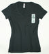 Women's Black V-neck