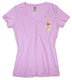 Women's Lilac V-neck