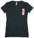 Women's Black V-neck