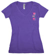Women's Purple V-neck