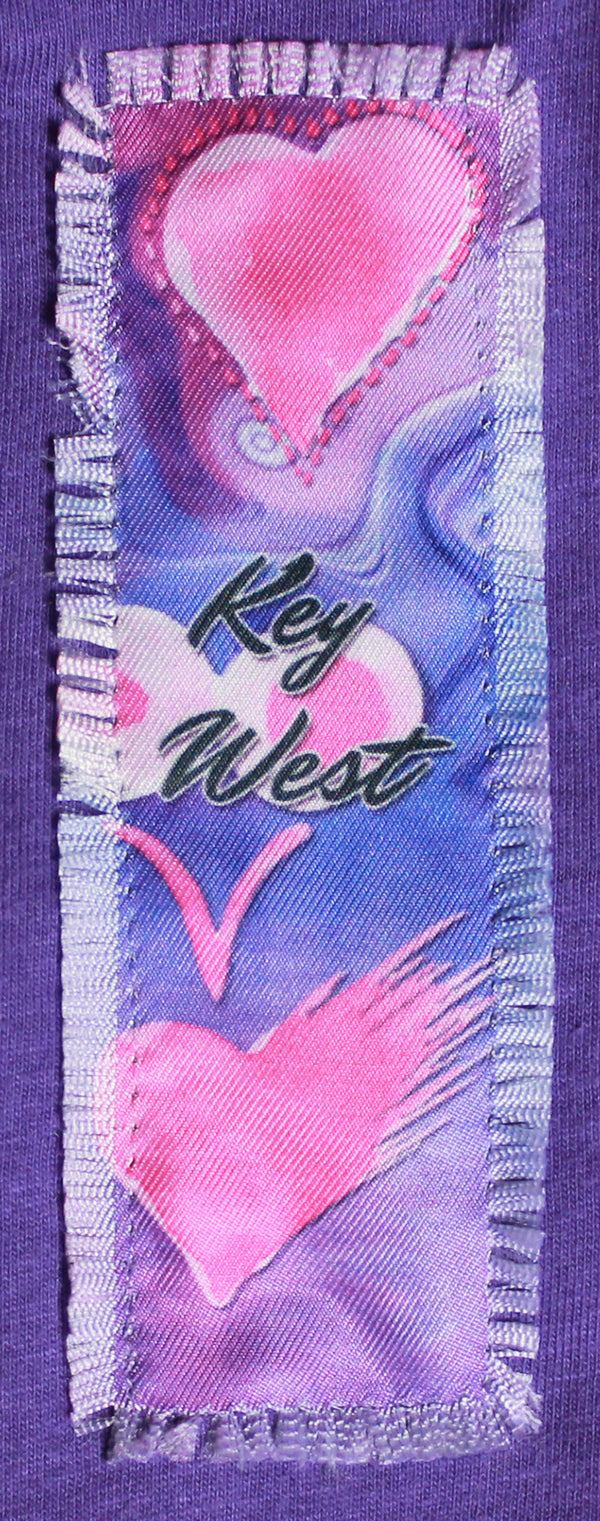 Ripped Rags Heart's Delight "Best Day Ever" Women's V-neck T-shirt