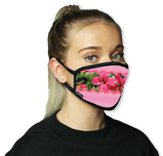 Hibiscus Adoration Cool Shield Face Mask