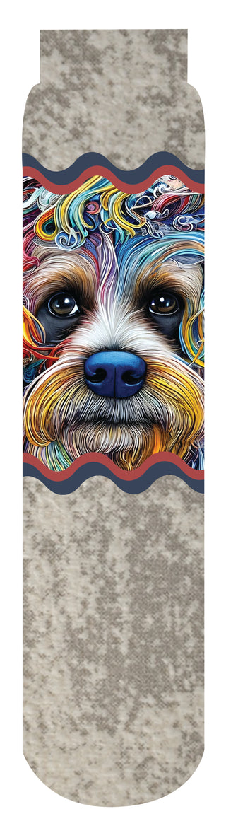 Hot Doggin' Socks Crew Socks, Grey
