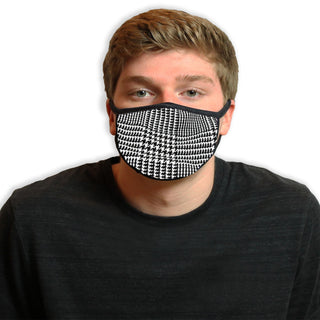 Houndstooth Cool Shield Face Mask