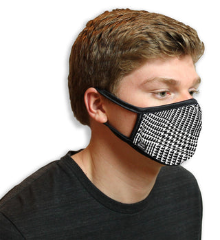 Houndstooth Cool Shield Face Mask