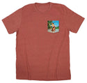 Vintage Hula Girl Pocket T-shirt