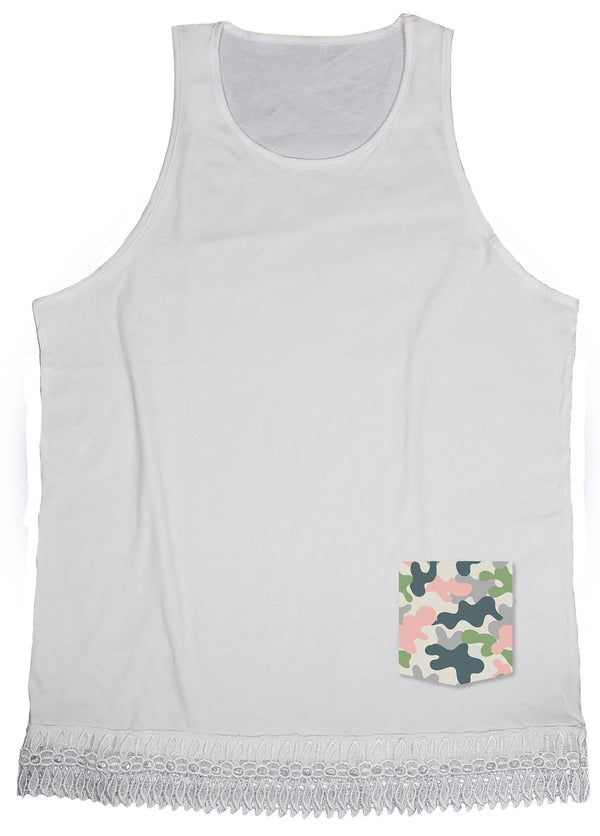 Beach Cover-up: Hunting Bunny Camo Pocket