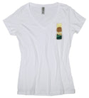 Ripped Rags Hushed Sunset "Wild" Women's V-neck T-shirt