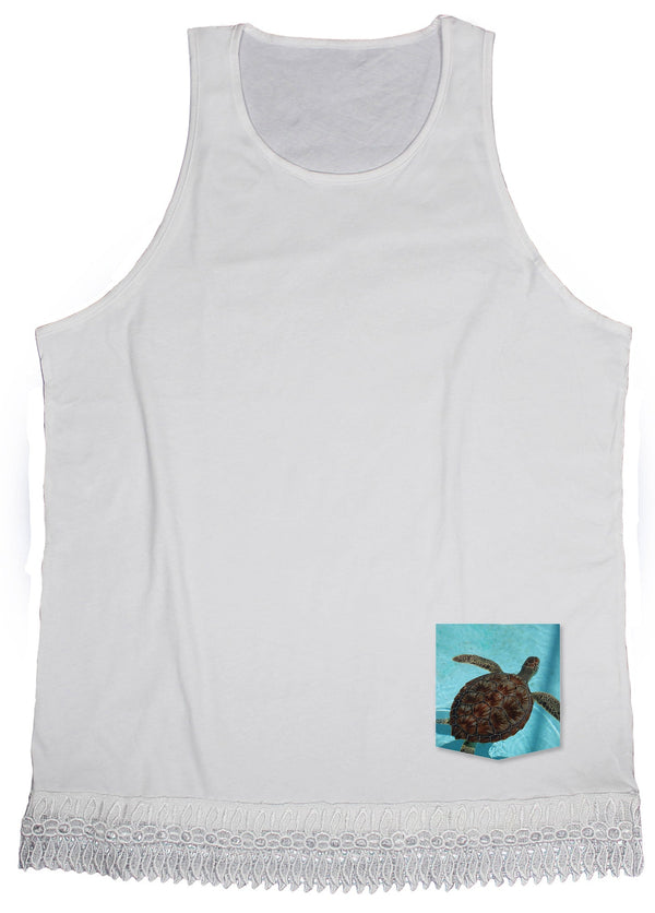 Beach Cover-up: Loggerhead Turtle Pocket