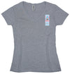 Women's Athletic Grey V-Neck