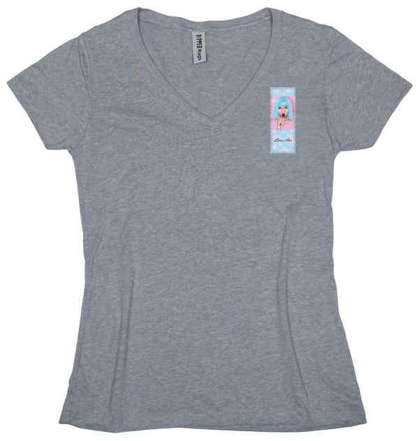 Lollipop "Love this" Women's Frayed Patch T-shirt