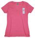 Women's Hot Pink V-Neck