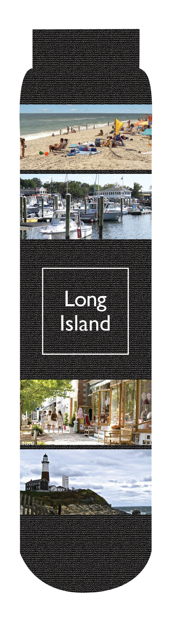 Long Island Crew Socks, Black