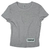Women's Athletic Grey Crop Top