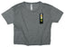 Women's Charcoal Crop Top