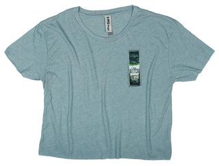 Buy womens-stonewash-blue-crop-top Ripped Rags Mojito Women's Cropped T-shirt, Stonewash Blue, Black