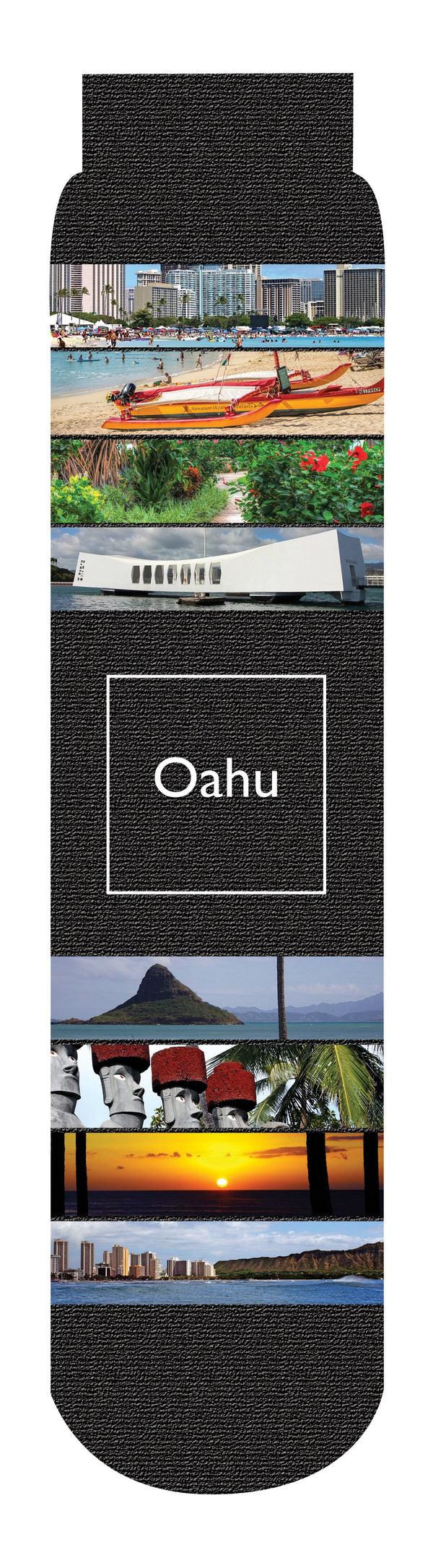 Oahu Crew Socks, Black