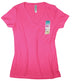 Women's Raspberry V-neck