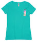 Women's Tahiti Blue V-neck