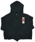 Women's Black Cropped Hoodie