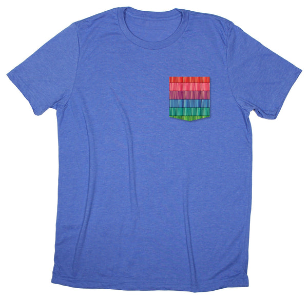 Rainbow Bamboo Pocket T-shirt