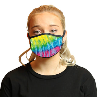 Rainbow Tie Dye Cool Shield Face Mask