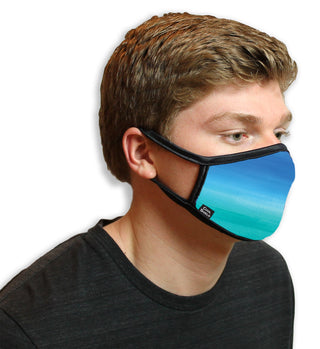 Seascape Cool Shield Face Mask