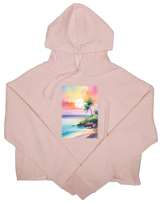 Buy womens-blush-cropped-hoodie Serenity Women&#39;s Cropped Hoodie