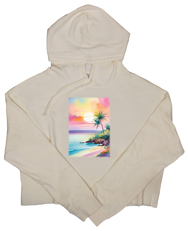 Serenity Women's Cropped Hoodie