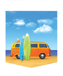 Surfing Van Pocket T-shirt