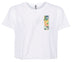 Women's White Crop Top