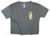 Women's Charcoal Crop Top