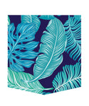 Beach Cover-up: Teal Foliage Pocket